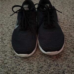 Nike Black Mesh Sneakers